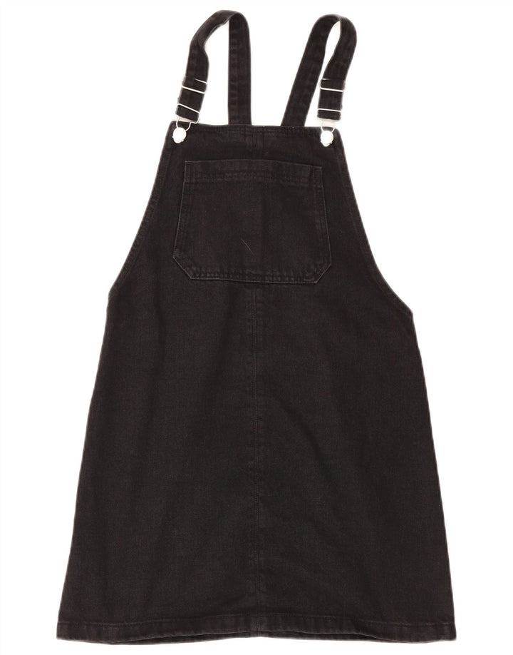 Topshop Denim-Latzkleid für Damen, Größe S, Größe S, Schwarz, Polyester