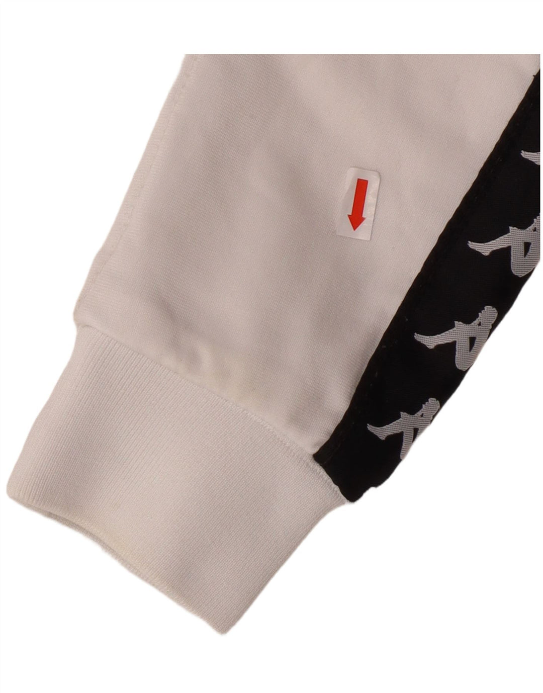 KAPPA Mädchen-Trainingsanzug mit grafischem Oberteil, 11–12 Jahre, Größe S, Weiß