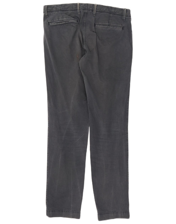 Gap Slim Chino-Hose für Herren, W34, L34, graue Baumwolle