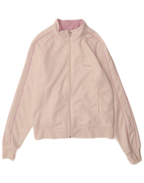 Lotto Damen-Trainingsanzug-Top-Jacke, UK 14, Größe L, rosa, Polyester