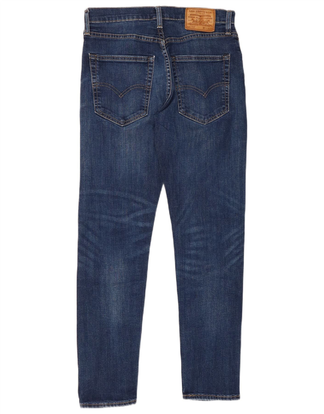 LEVI'S Herren 512 Slim Tapered Jeans W30 L30 Blaue Baumwolle