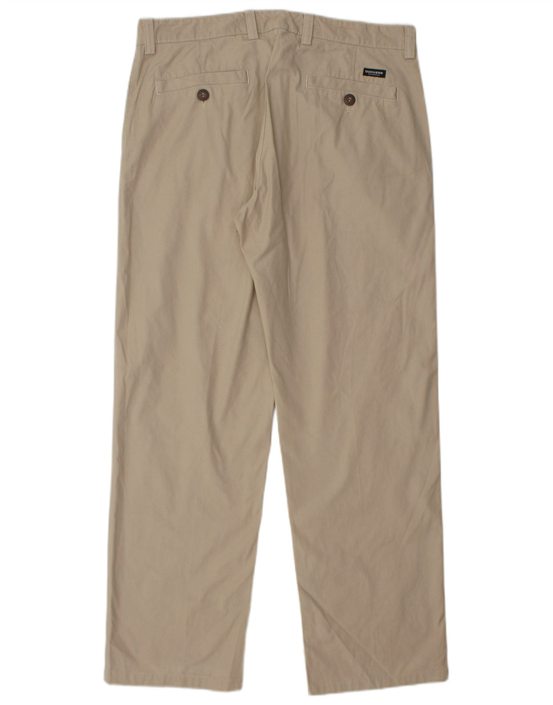 DOCKERS Herren Slim Fit Chinohose W36 L30 Beige Baumwolle