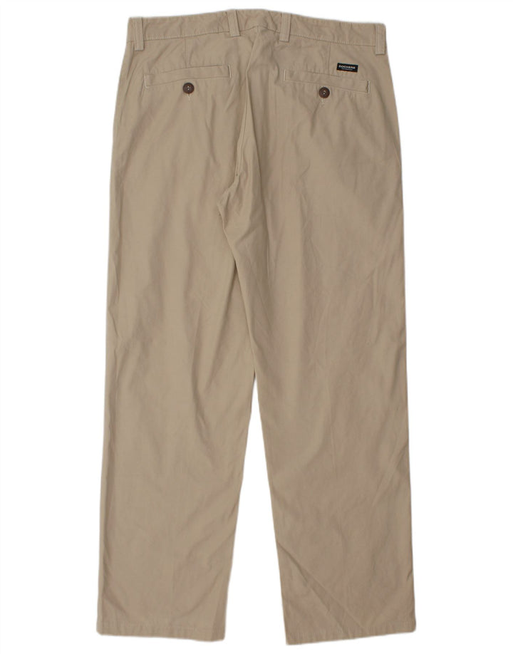 DOCKERS Herren Slim Fit Chinohose W36 L30 Beige Baumwolle