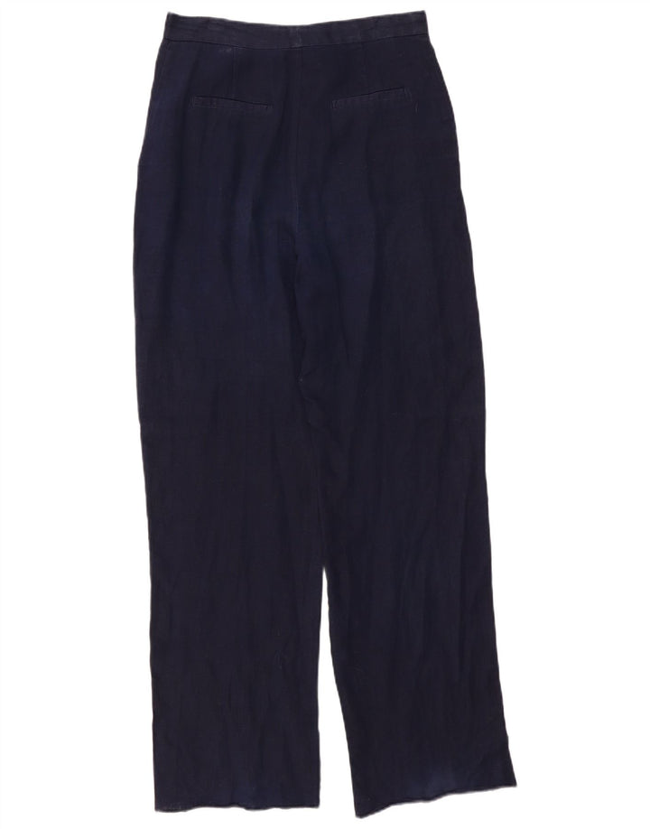 Gerade Chino-Hose für Damen von Zara, Größe M, W30, L31, Marineblau