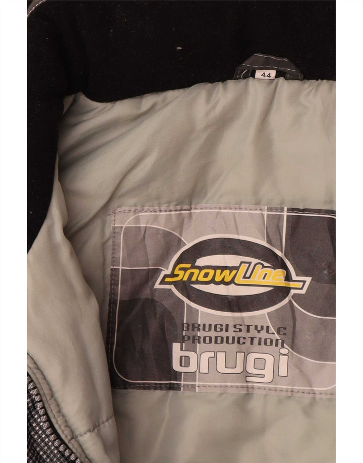 Brugi Damen Skioverall IT 44 Mittelgraues Colourblock-Polyester