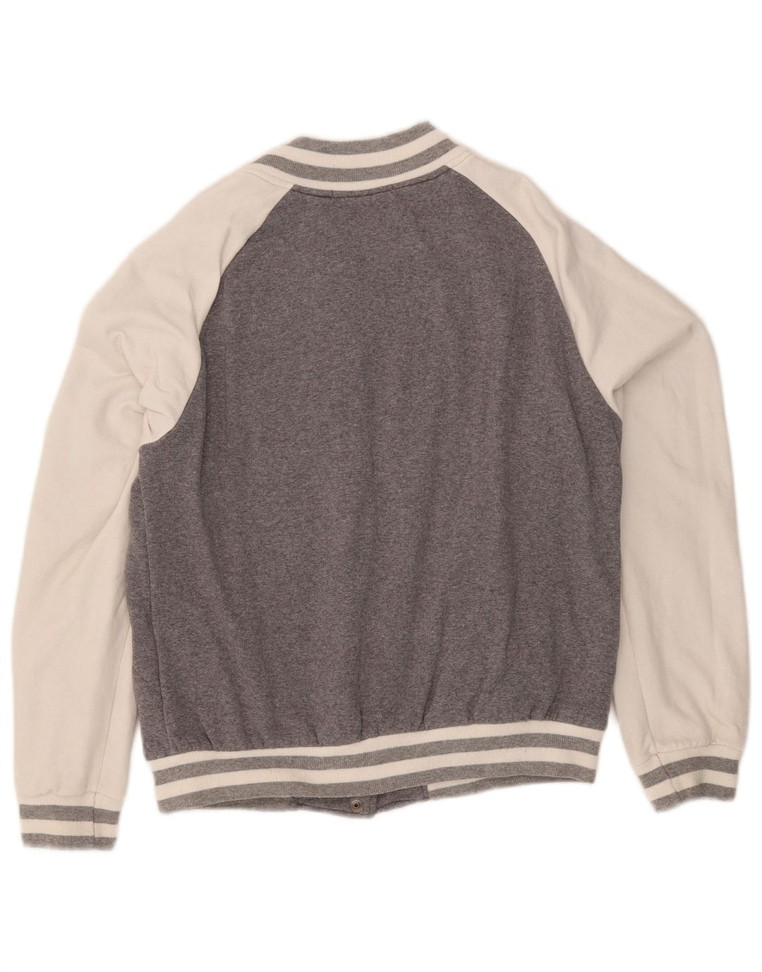 Converse Varsity-Trainingsanzugoberteil für Damen, UK 14, Mittelgrau, Farbblock