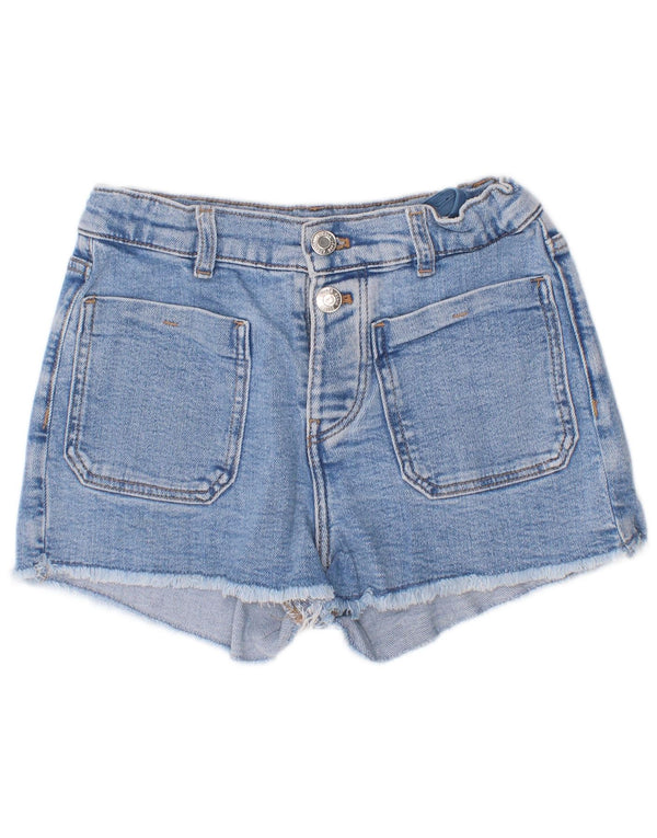 Zara Mädchen-Jeansshorts, 8–9 Jahre, W24, blaue Baumwolle