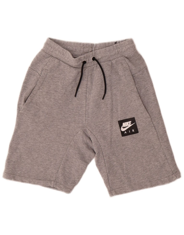 Nike Boys Sport Shorts 12-13 Years Large Grey Flecked Cotton