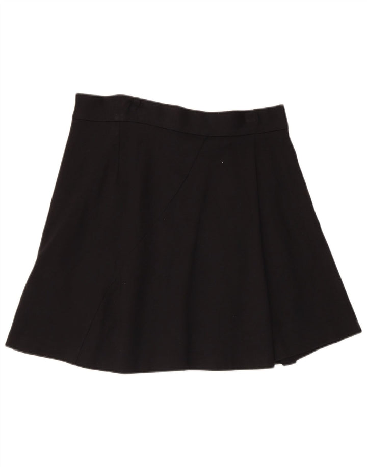 Benetton Damen Minirock W32 Large Schwarz