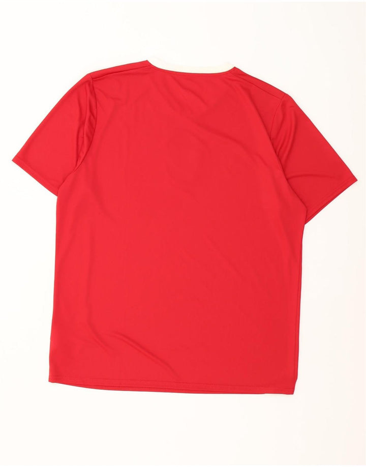 Puma Herren Tschechien Grafik T-Shirt Top XL Rot Polyester