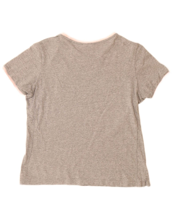 LOTTO Damen T-Shirt Top UK 6 XS Grau meliert