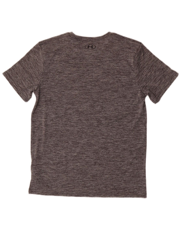 Under Armour Jungen Heat Gear Graphic T-Shirt Top 13–14 Jahre XL Grau meliert
