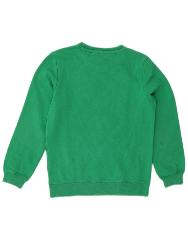 Champion Sweatshirt-Pullover mit Grafik für Jungen, 9–10 Jahre, mittelgrüne Baumwolle