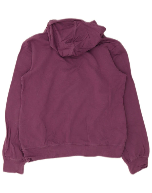 Reebok Mädchen Graphic Hoodie Pullover 11–12 Jahre Lila Baumwolle