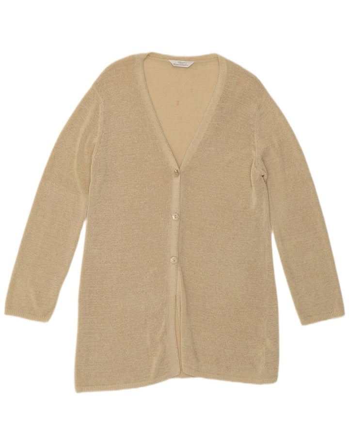 Marks & Spencer Damen St. Michael Cardigan Pullover UK 12 Medium Beige
