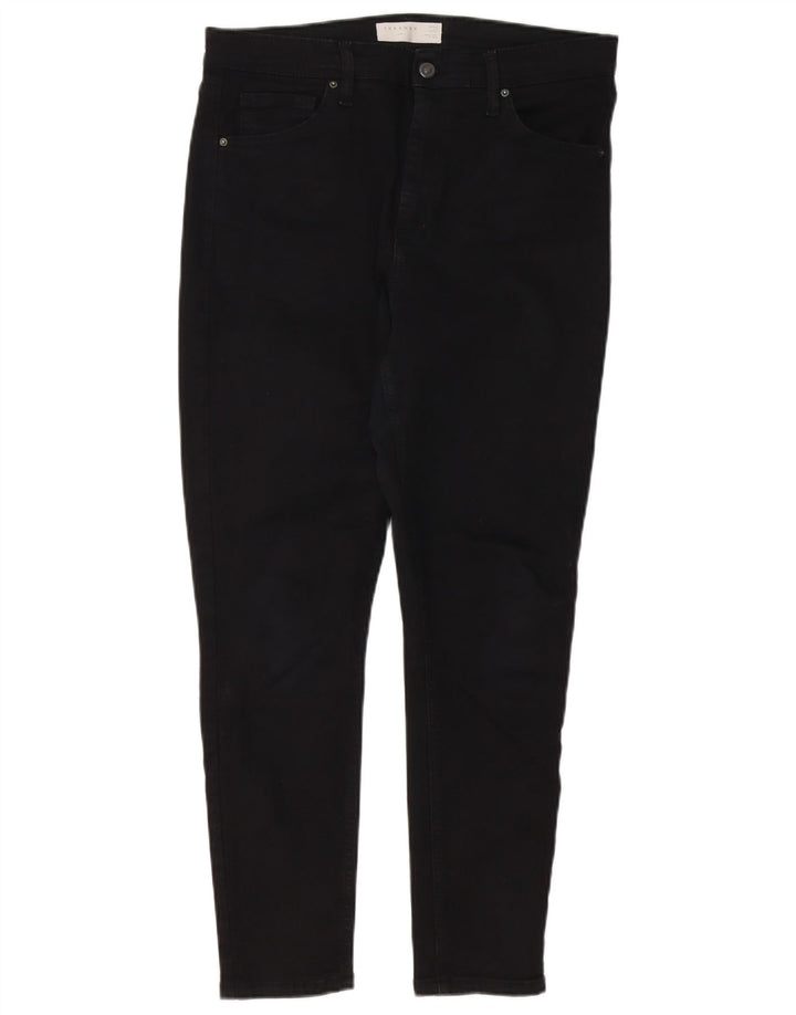Topshop Damen Jamie Skinny Jeans W32 L26 Schwarz Elastan