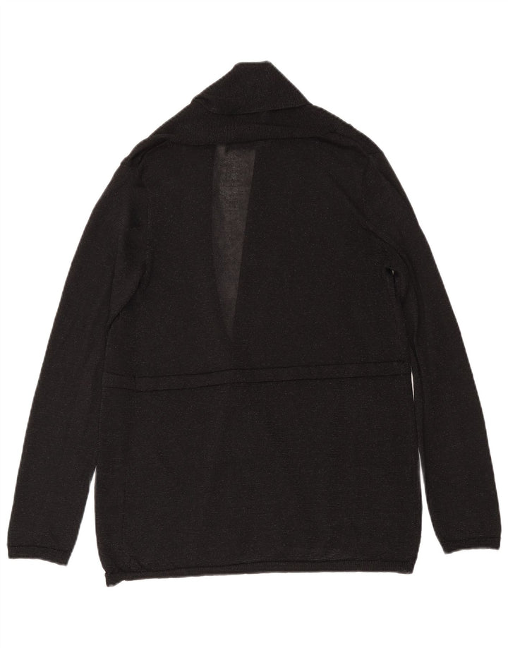 Offener Cardigan für Damen von Zara, Gr. 12, Mittelschwarz, Viskose