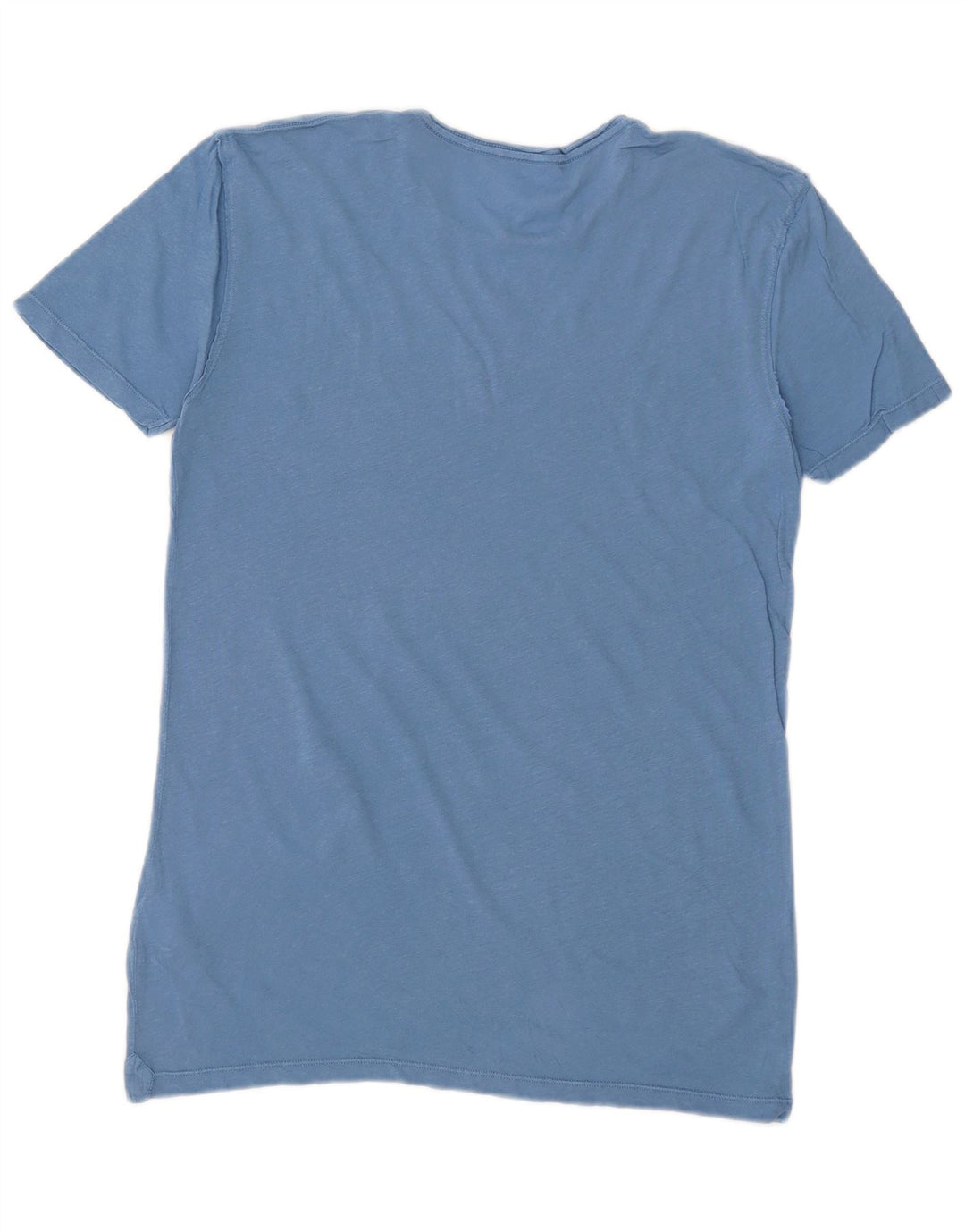 All Saints Herren T-Shirt Top Small Blau Baumwolle
