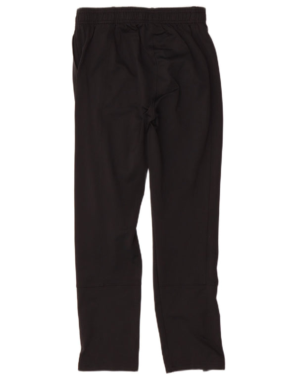 Under Armour Boys Tracksuit Trousers 9-10 Years Medium Black Polyester