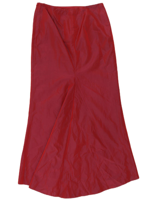 Debut Damen Meerjungfrauenrock UK 12 Medium W30 Burgunderrotes Acetat