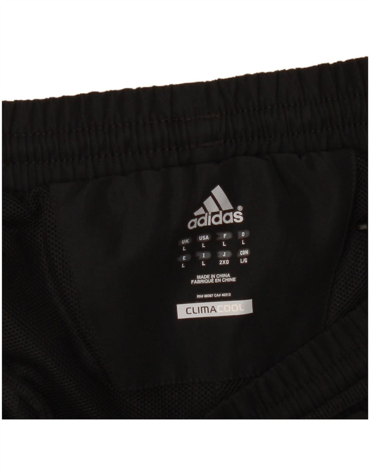 Adidas Damen Climacool Crop Trainingshose UK 16 Large Schwarz