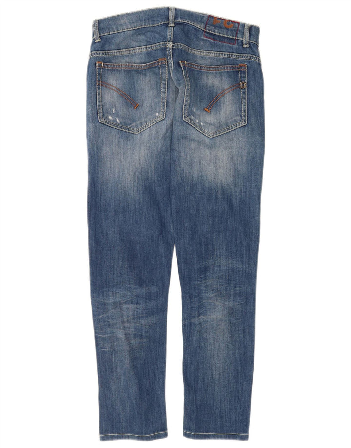 Dondup Damen Ritchie Distressed Skinny Jeans W31 L28 Blaue Baumwolle