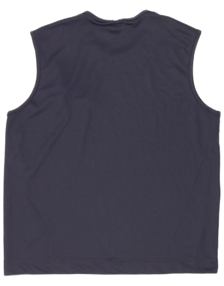 Adidas Herren Weste Top Large Marineblau Polyester