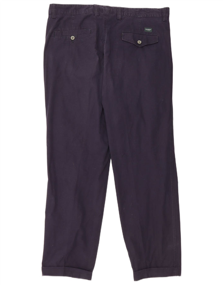 DOCKERS Herren-Chinohose mit klassischer Passform und Pegged, W36 L30, marineblaue Baumwolle
