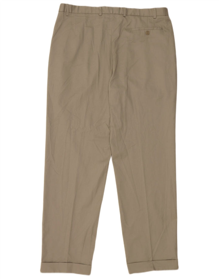 Marks & Spencer Herren-Anzughose mit Pegged-Anzug, W38, L33, beige, Polyester