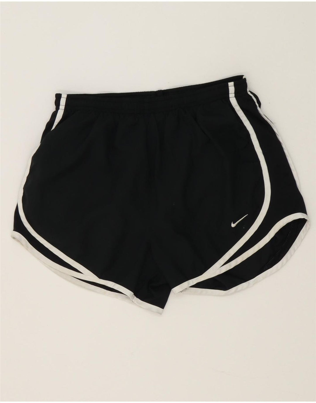 Nike Damen Dri Fit Sport Shorts UK 8 Small Schwarz Polyester