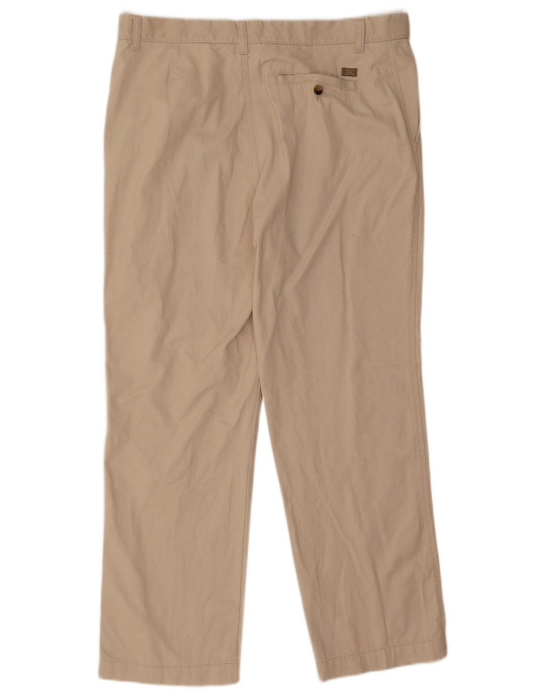 Marks & Spencer Herren Straight Regular Chinohose W36 L29 Beige Baumwolle