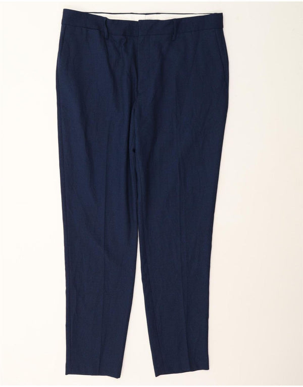 Zara Slim Chino-Hose für Herren, EU 46, XL, W36, L30, Marineblau