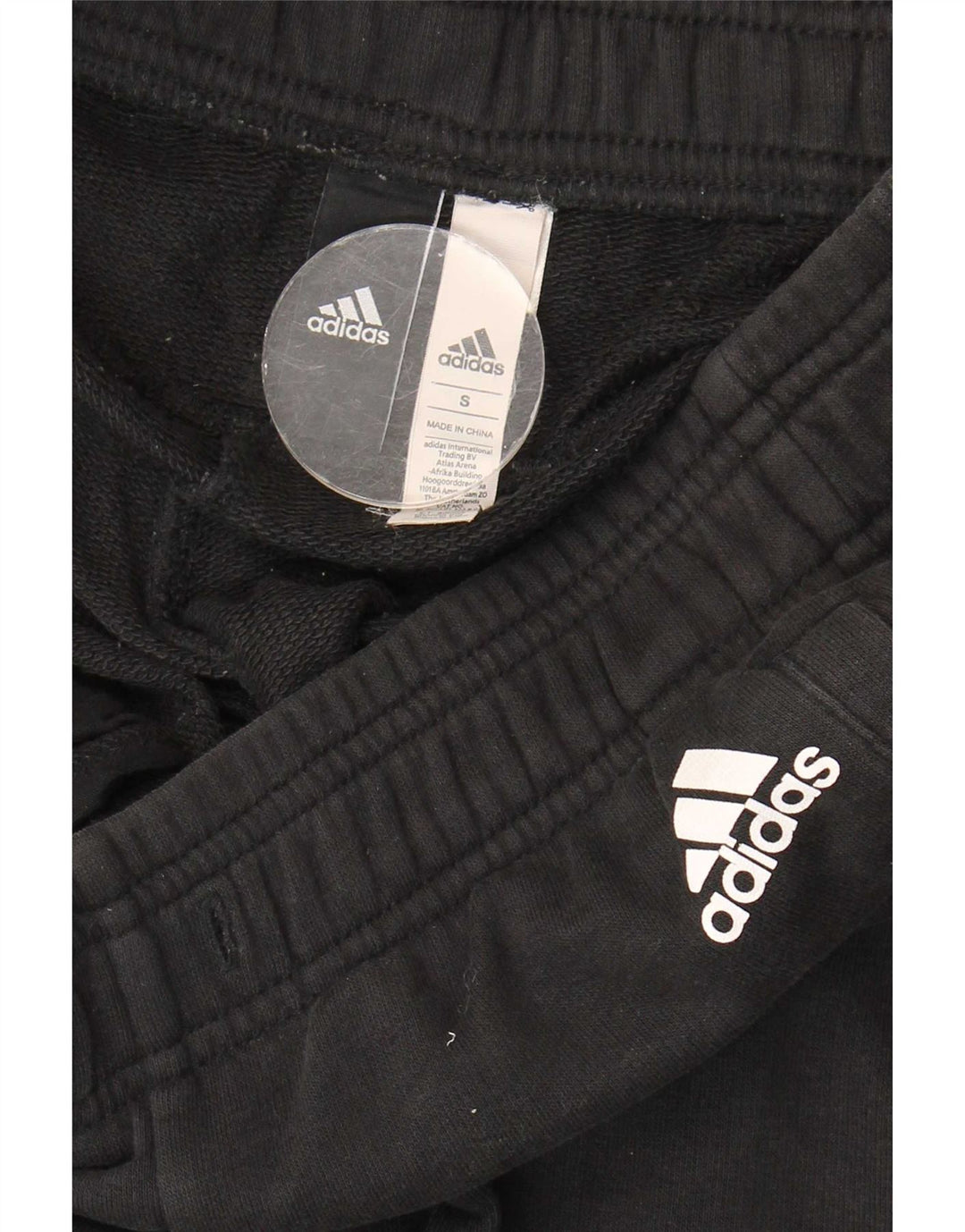 Adidas Herren-Trainingshose, Jogginghose, Größe S, Schwarz, Baumwolle