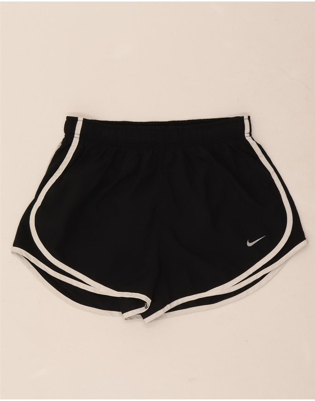 Nike Damen Sportshorts UK 12 Medium Schwarz