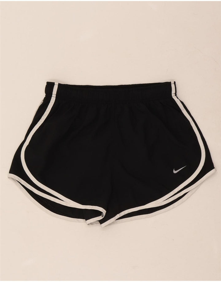 Nike Damen Sportshorts UK 12 Medium Schwarz