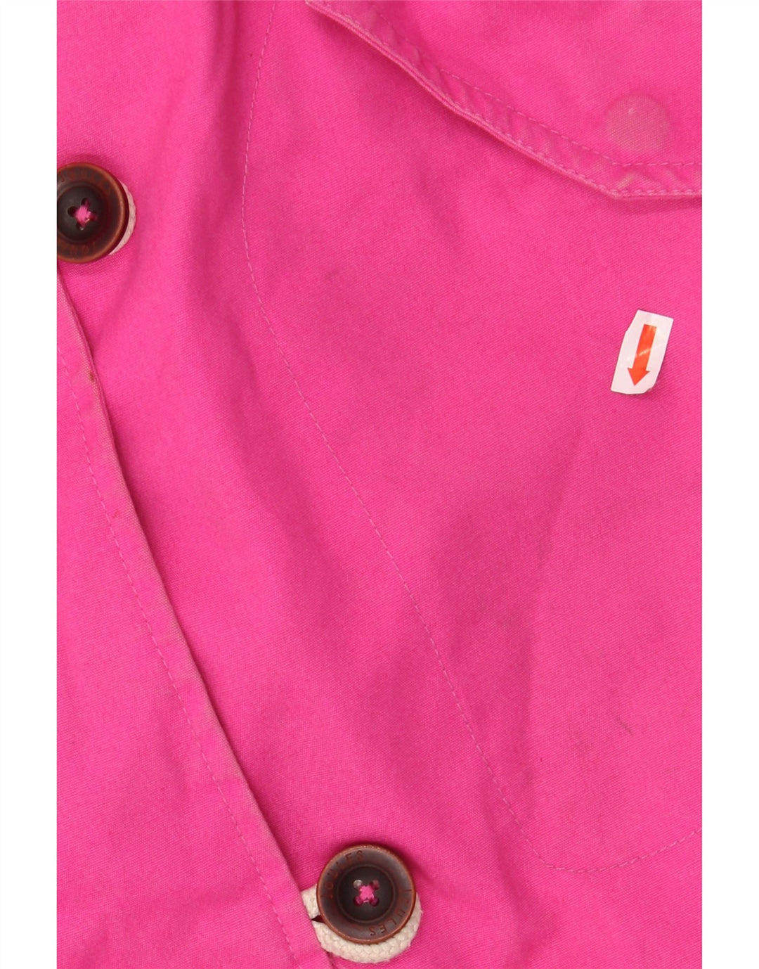 JOULES Damen Regenjacke mit Kapuze UK 18 XL Rosa Baumwolle