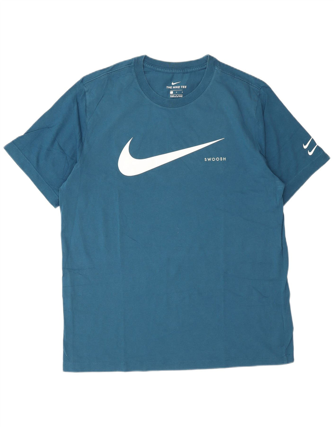 NIKE Herren-T-Shirt mit Grafik, groß, aus blauer Baumwolle
