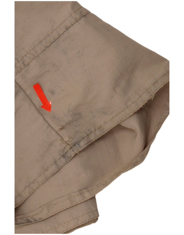 Reebok Damen Cargo-Trainingshose UK 12 Medium Beige Nylon