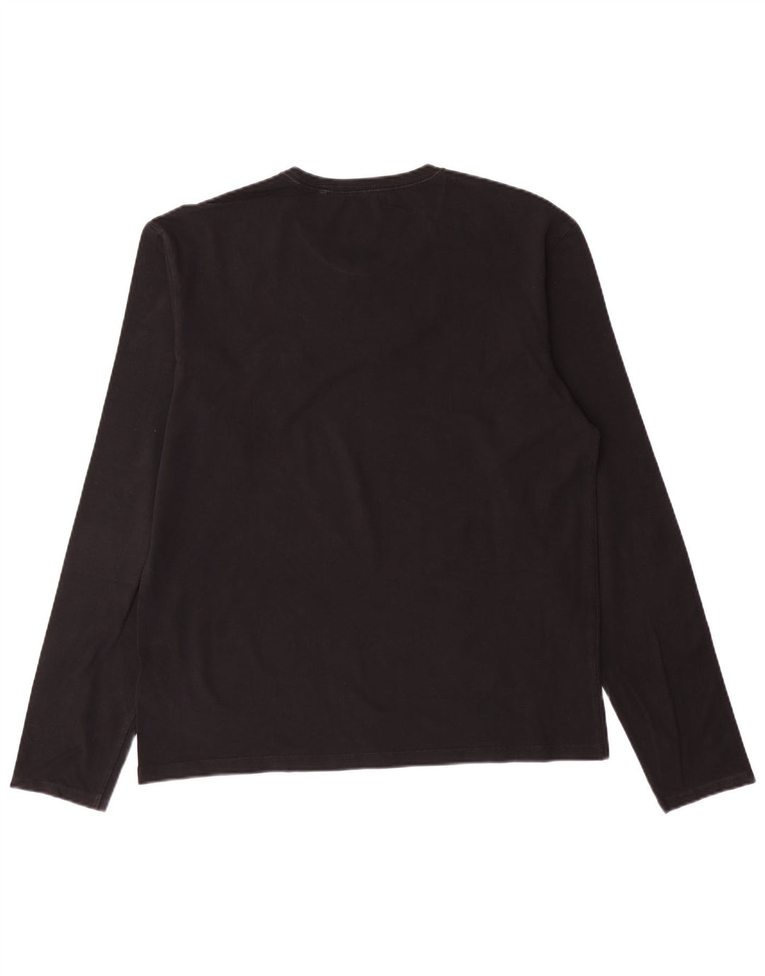 GUESS Herren Top Langarm XL Schwarz Baumwolle