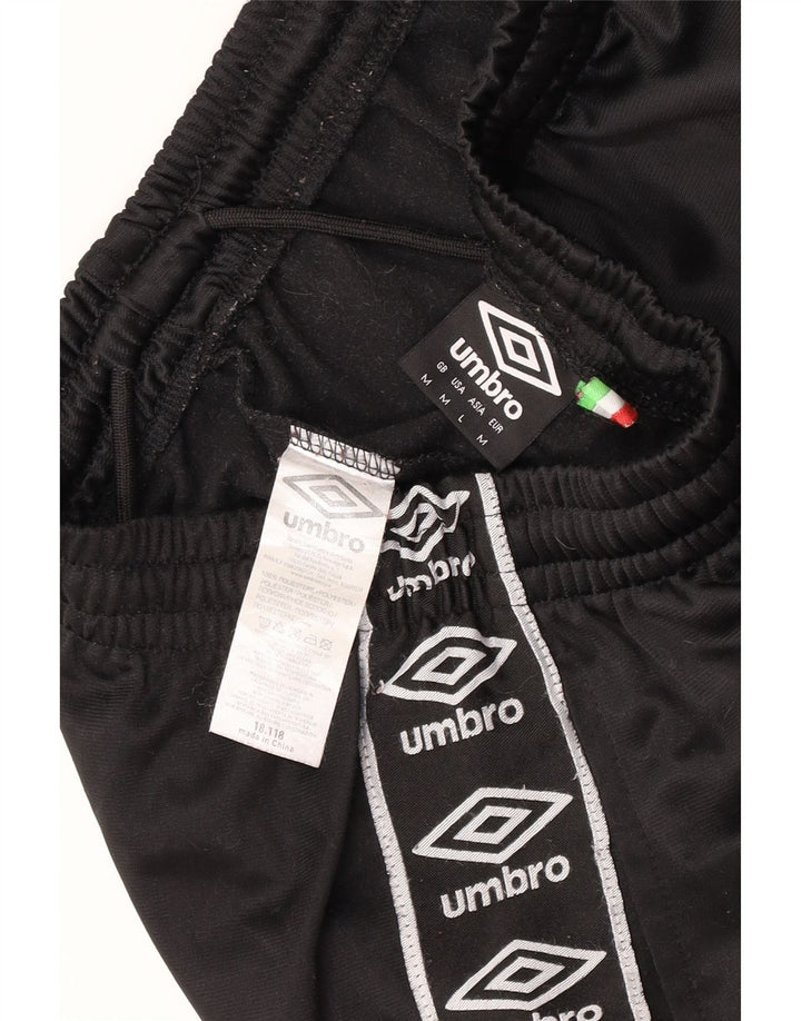 Umbro Herren-Trainingshose mit Grafik, mittelschwarzes Polyester