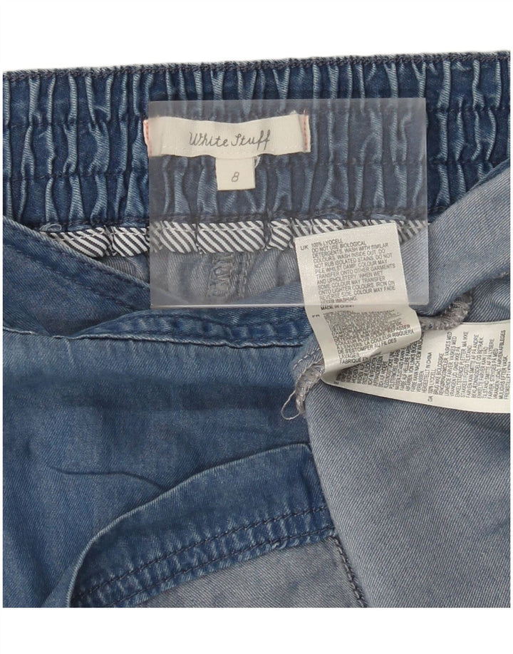 White Stuff Damen Jeansrock UK 8 Small W28 Blau Lyocell