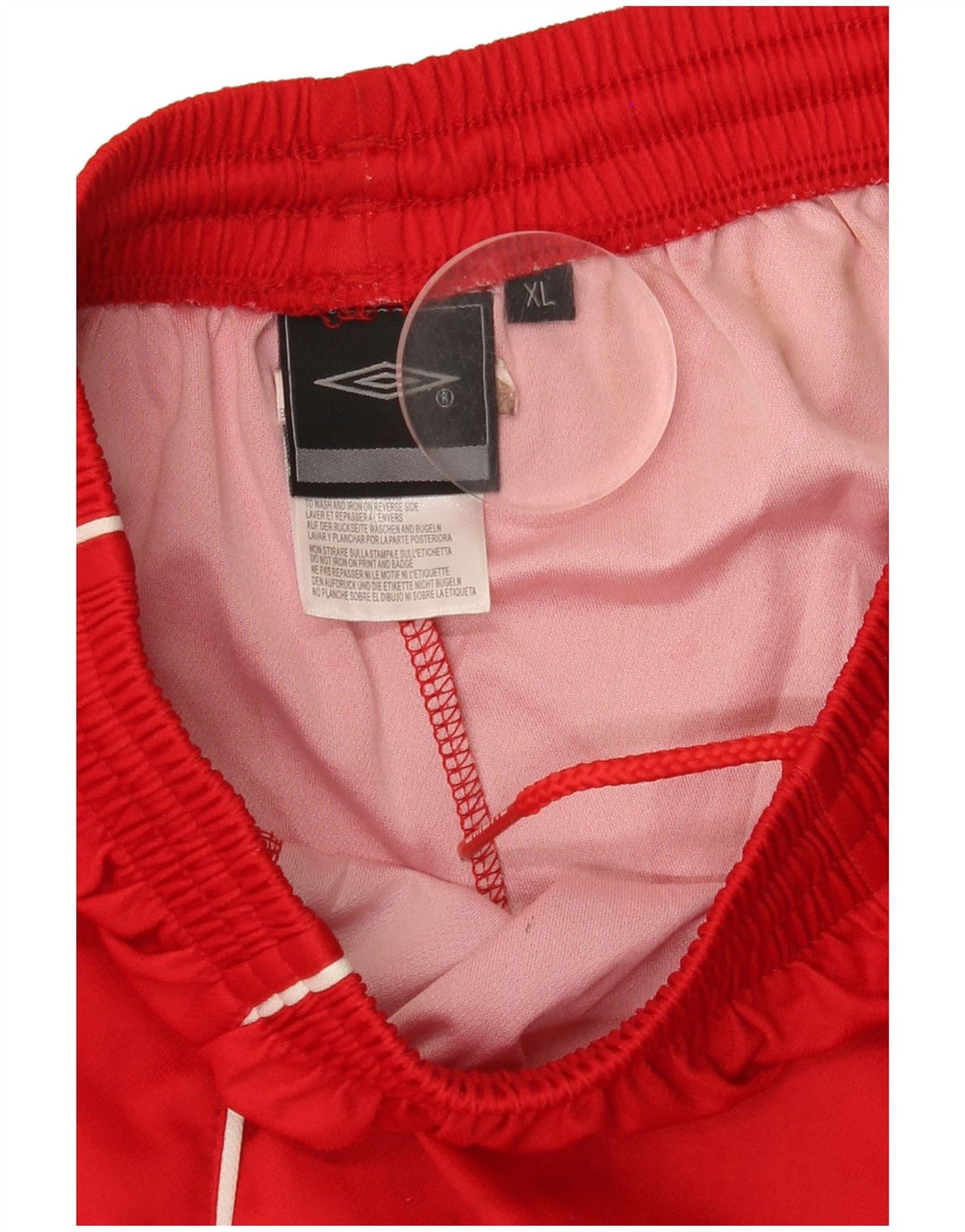 UMBRO Mens Sport Shorts XL Red Polyester