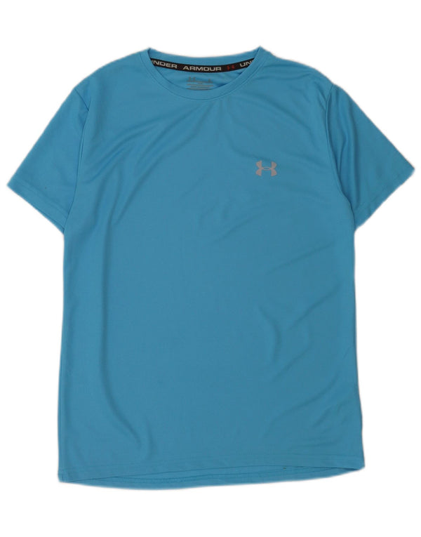 Under Armour Mens T-Shirt Top Small Blue Cotton
