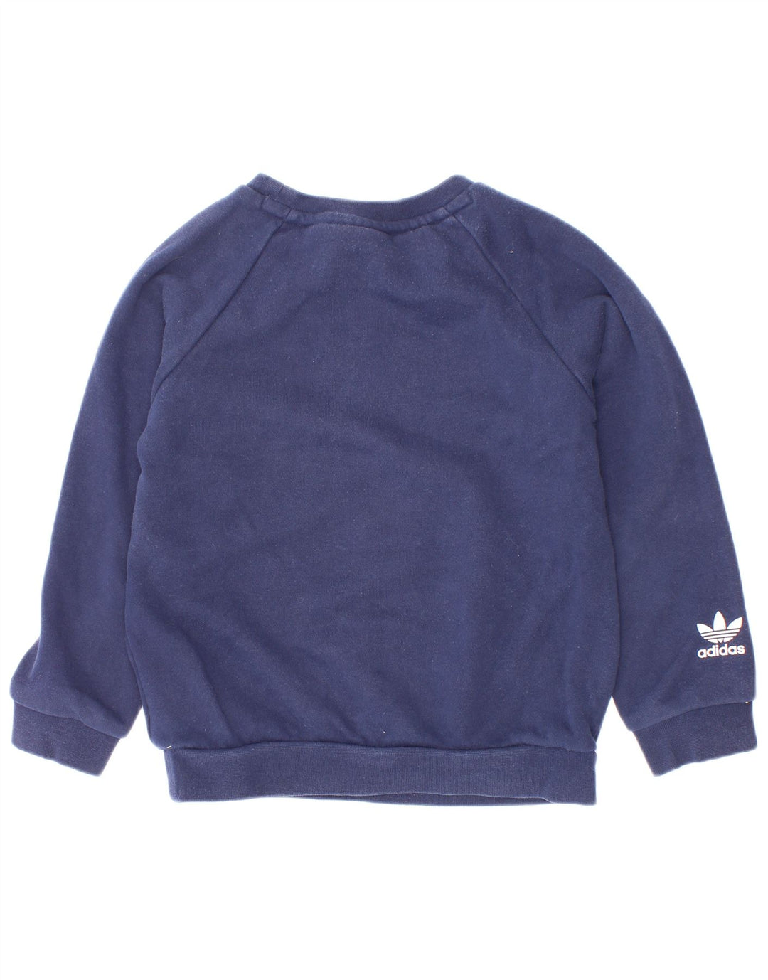 Adidas Jungen Grafik-Sweatshirt-Pullover, 3–4 Jahre, marineblaue Baumwolle
