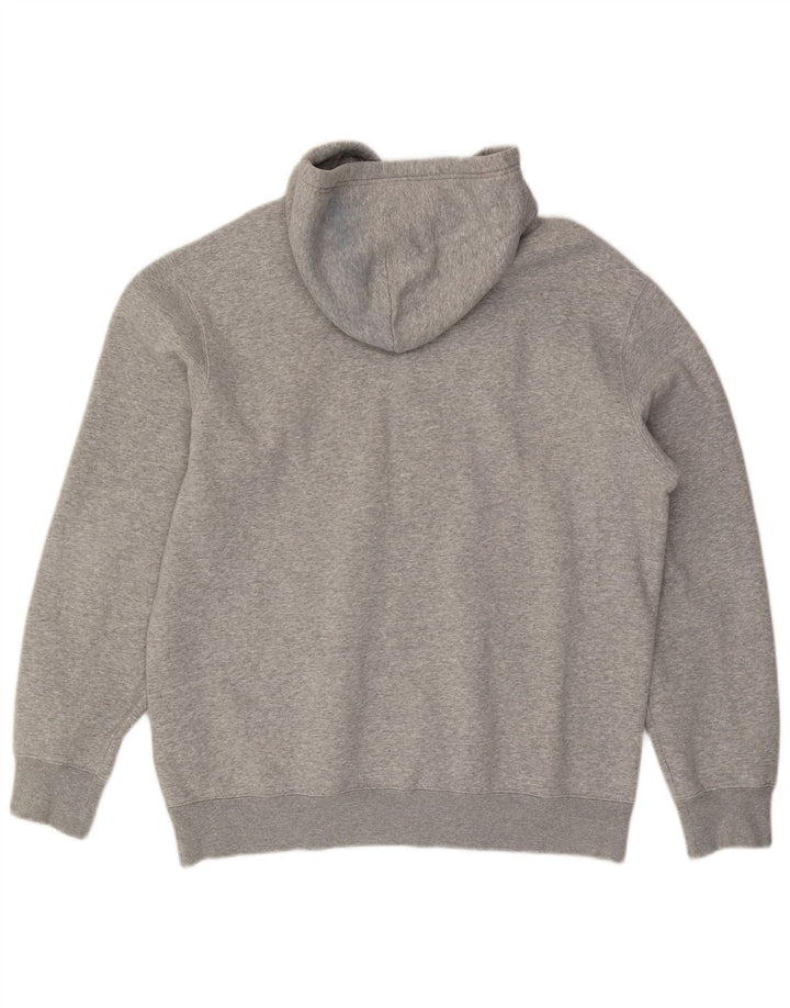 CHAMPION Herren-Kapuzenpullover mit Grafik, XL, grau meliert, Baumwolle