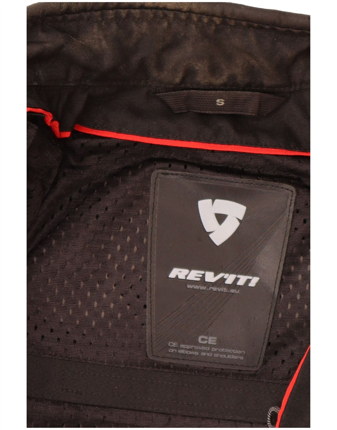 REVIT Herren Graphic Racer Jacke UK 36 Small Schwarz Polyester