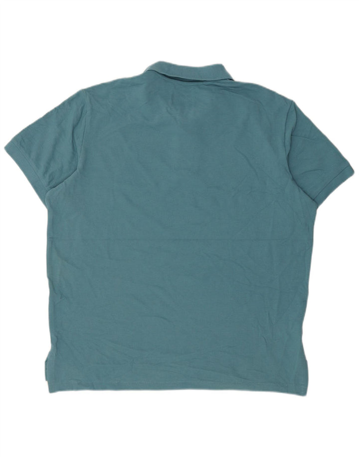 Eddie Bauer Herren-Poloshirt, große blaue Baumwolle