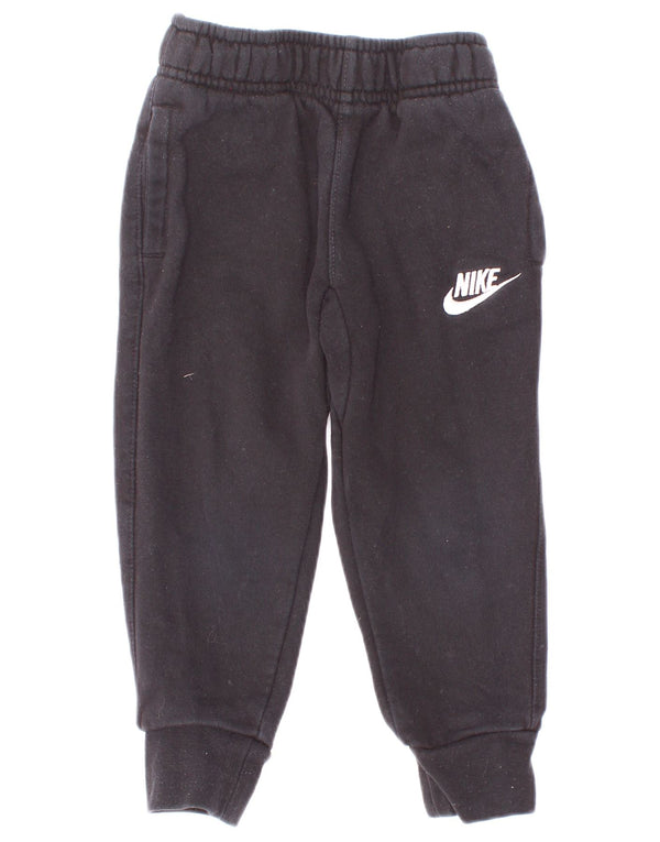 Nike Jungen-Trainingshose, Jogginghose, 2–3 Jahre, schwarze Baumwolle