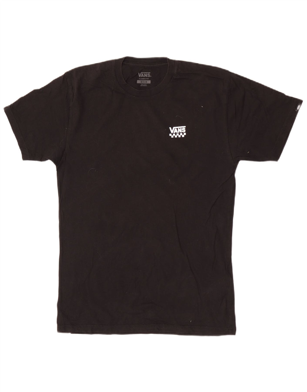 Vans Herren-T-Shirt mit klassischer Passform, mittelschwarze Baumwolle