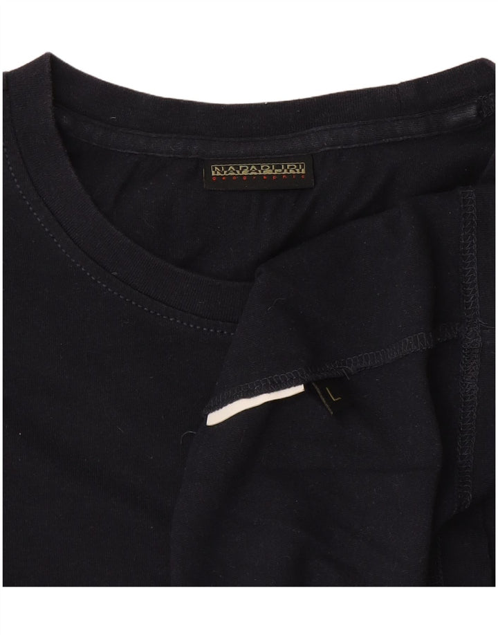 Napapijri Herren-Top, langärmelig, groß, Marineblau